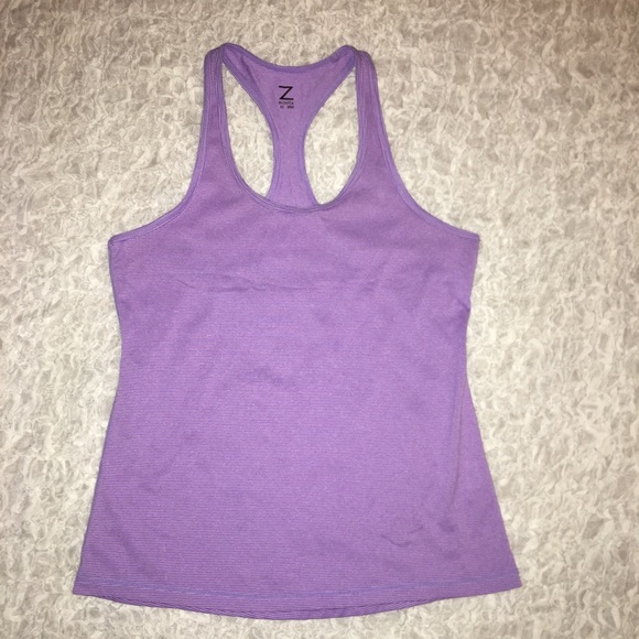 Zella Purple Striped Tank Top - XS/S - Y - Picture 1 of 5